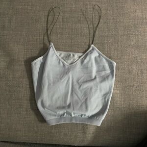 Women's Light Blue Spaghetti Strap Top